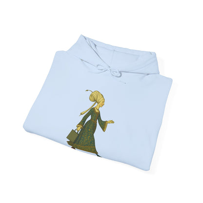 Lady of the Mall – Medieval Fashionista Unisex Hoodie