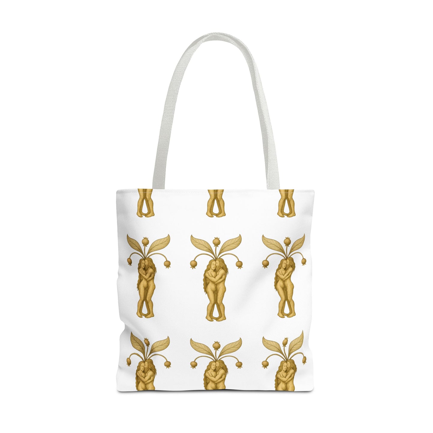 Mandrakes in Love, Mythical Root Romance Tote Bag