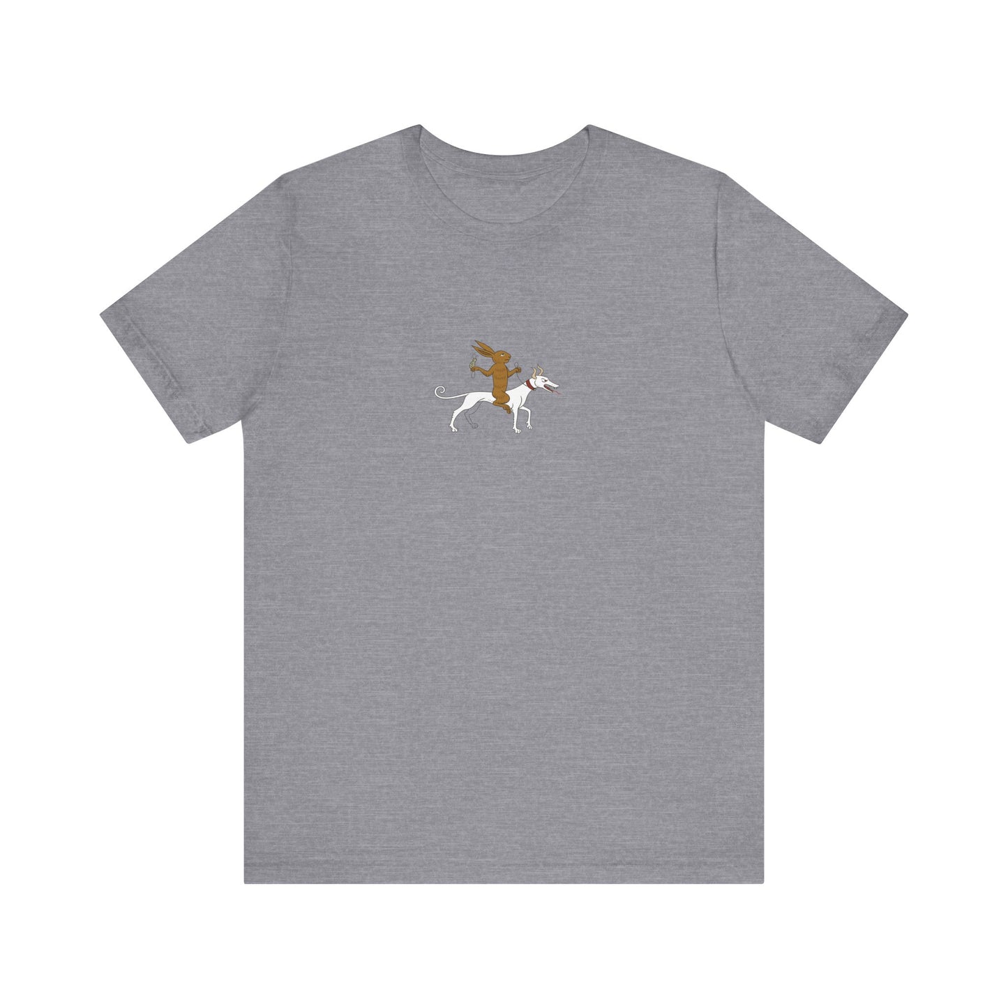 The Hare Riding a Hound, Pontifical of Guillaume Durand, Avignon, before 1390 Tee