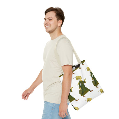 Lady of the Mall – Medieval Fashionista - Elegant Vintage Woman Tote Bag