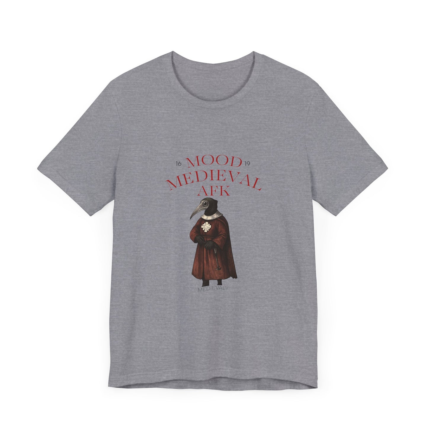 Hanseatic Art, Medieval Plague Doctor MOOD MEDIEVAL AFK Unisex Softstyle Tee