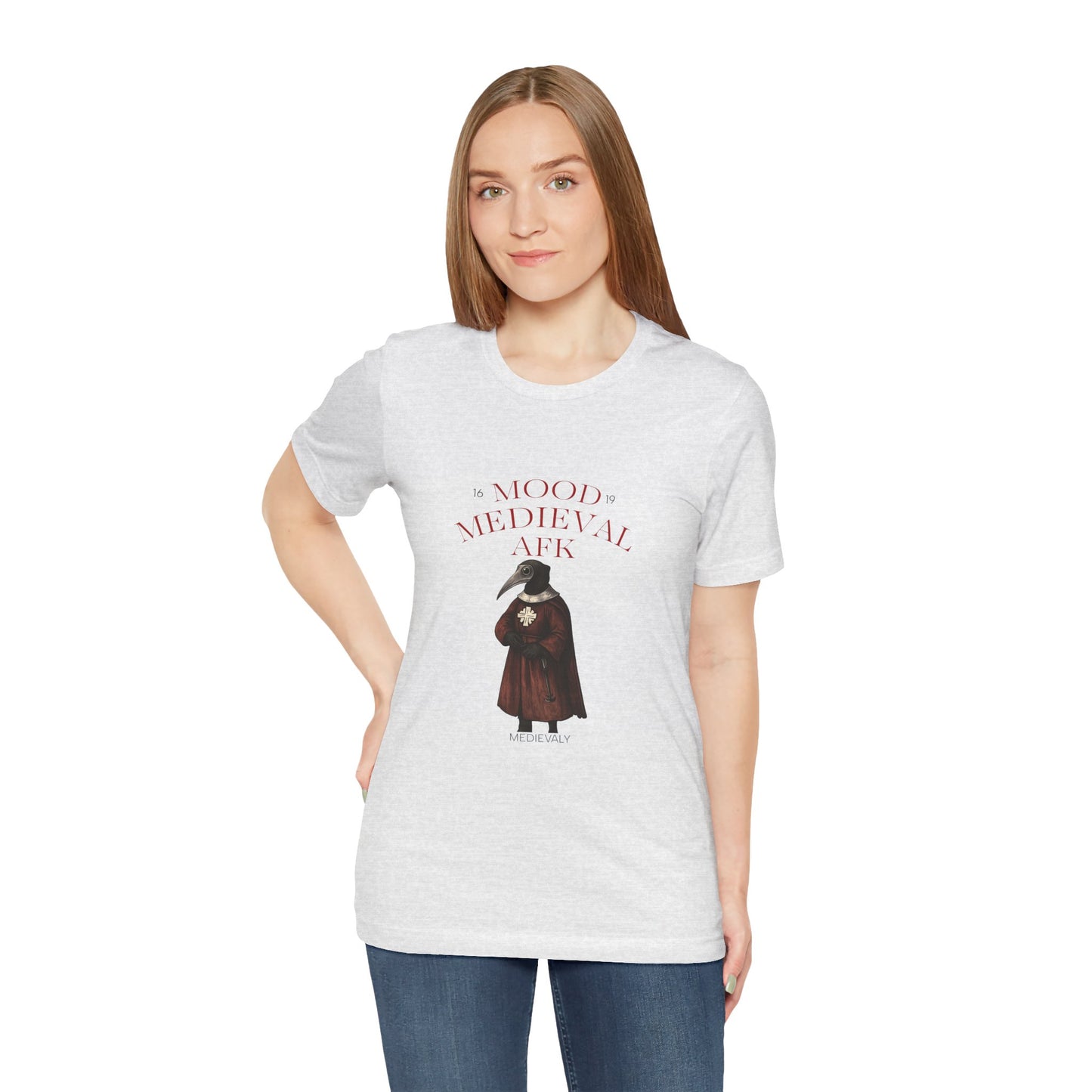 Hanseatic Art, Medieval Plague Doctor MOOD MEDIEVAL AFK Unisex Softstyle Tee
