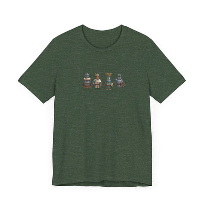 Cute Medieval Knights Team T-shirt