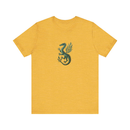 Green Basilisk Art T-shirt