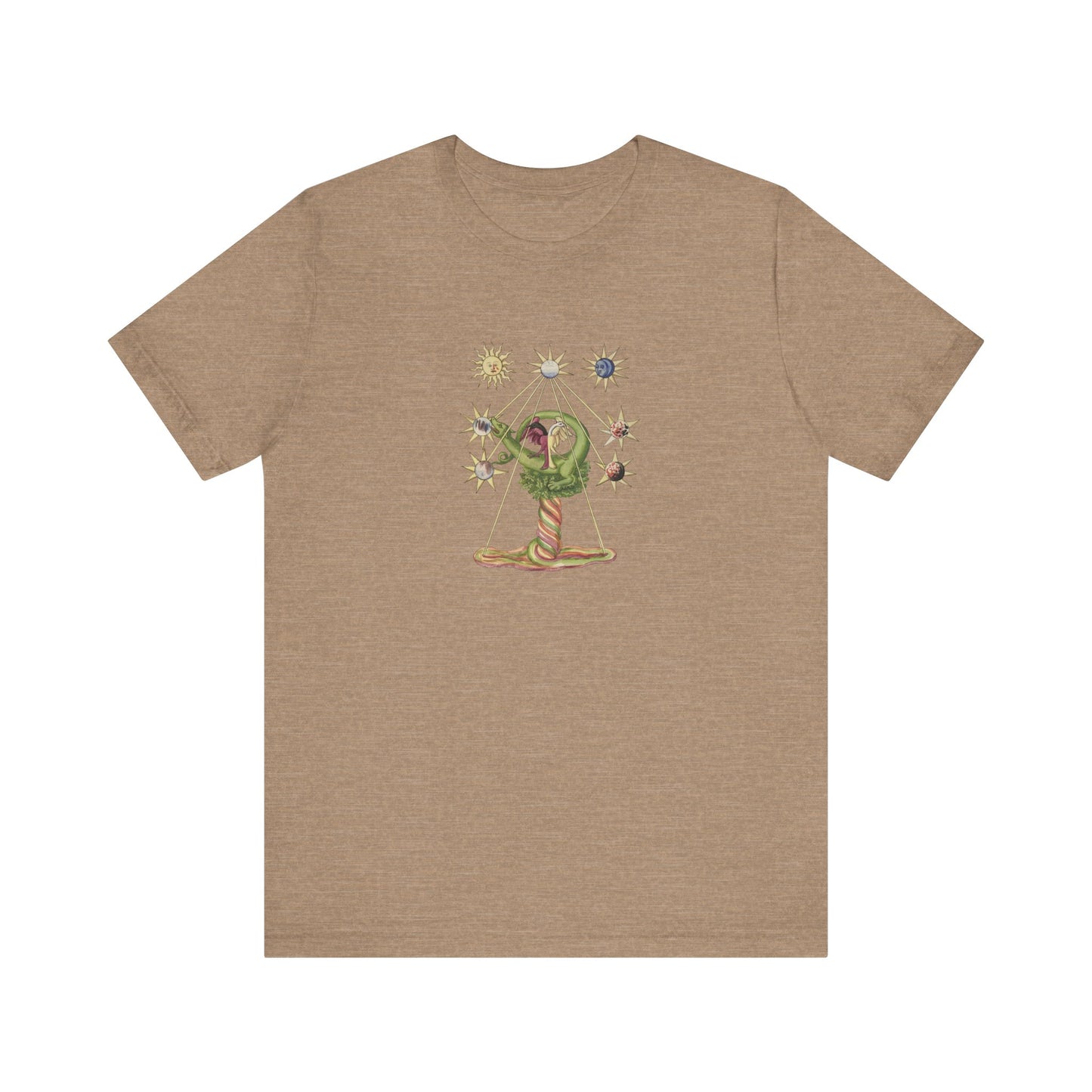 Alchemical Dragon and Two-Headed Bird T-Shirt