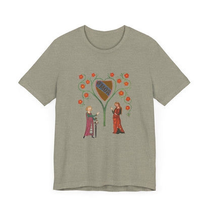 Marginalia Manuscript Romance Art Unisex T-Shirt