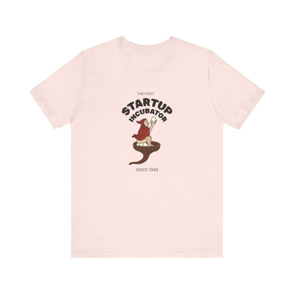 The Eggman Monk, The First Startup Incubator, Medieval Marginalia T-shirt