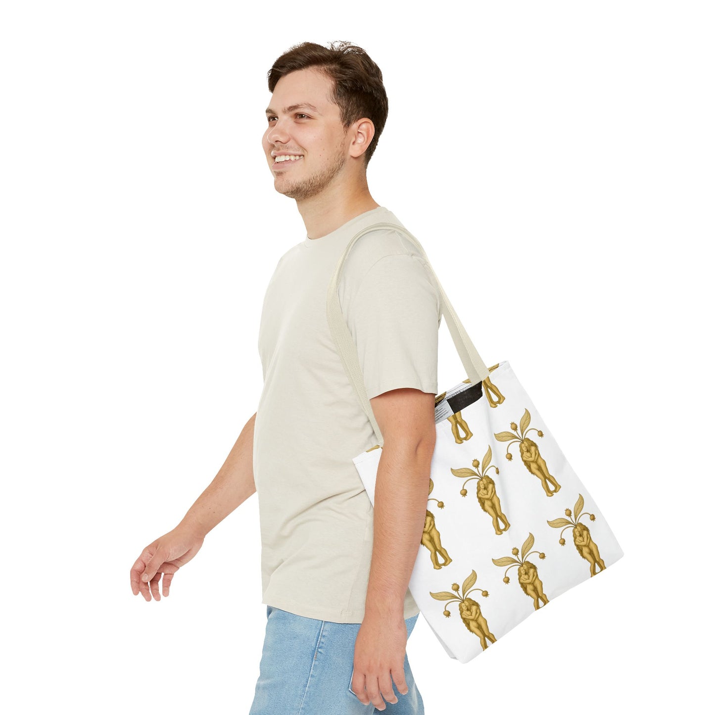 Mandrakes in Love, Mythical Root Romance Tote Bag