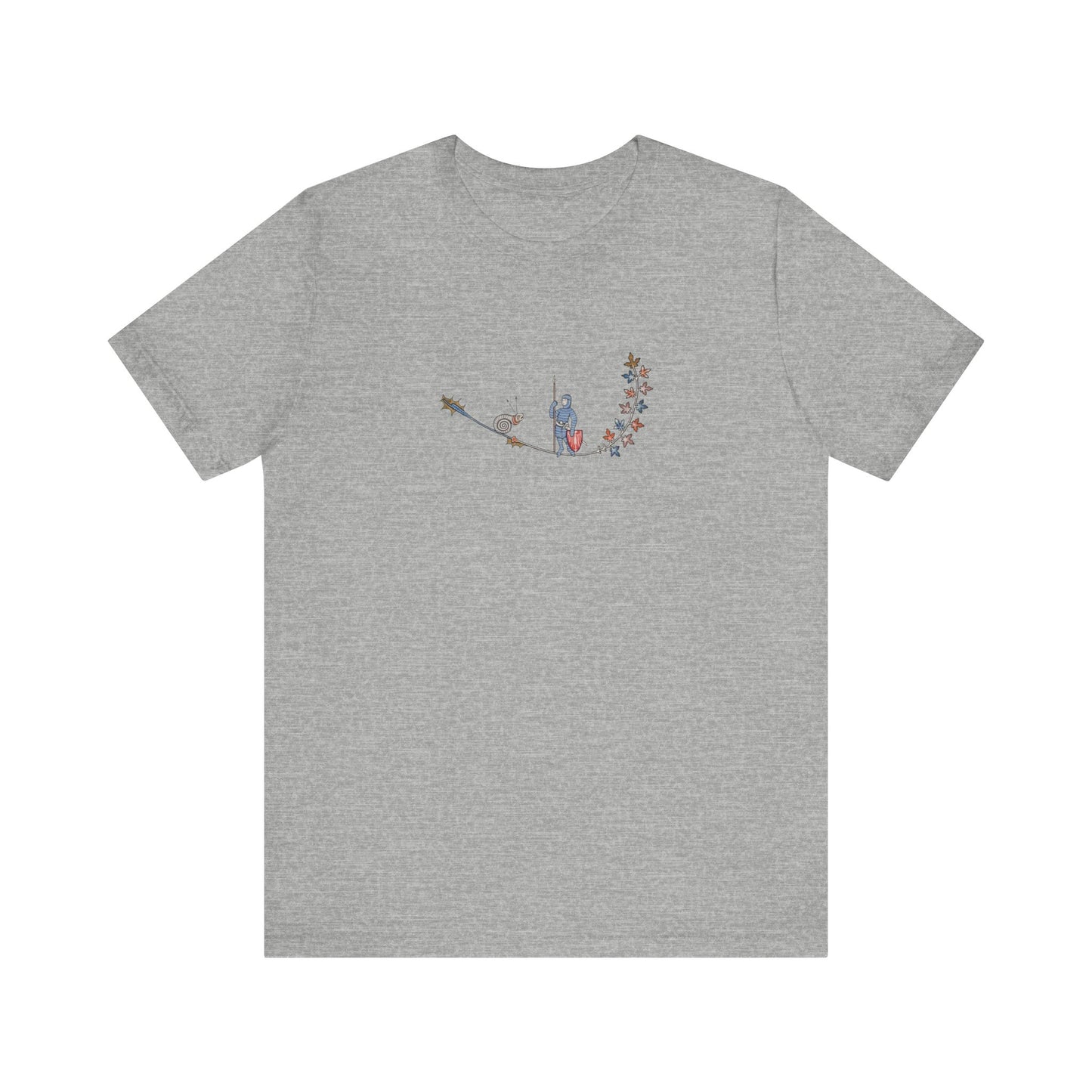 Medieval Snail vs Armed Knight, Marginal manuscript Tee