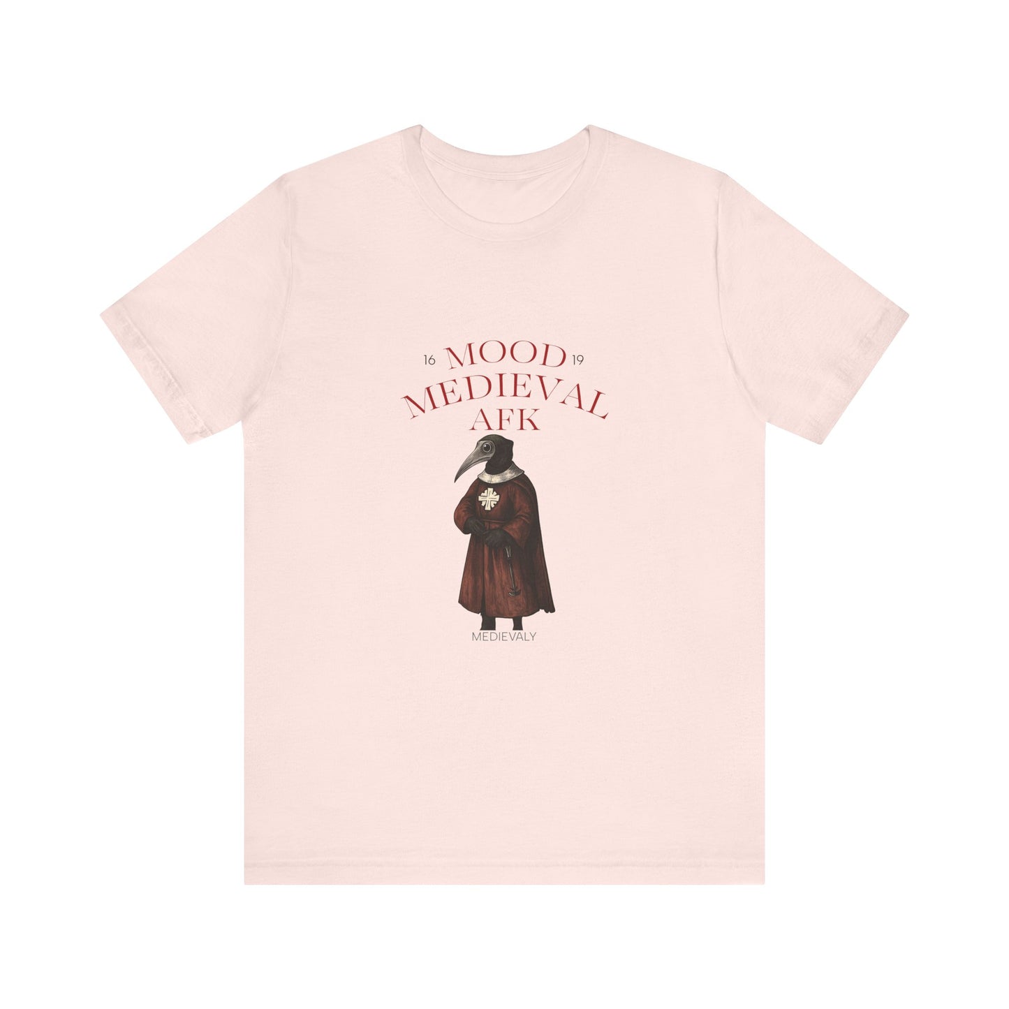 Hanseatic Art, Medieval Plague Doctor MOOD MEDIEVAL AFK Unisex Softstyle Tee