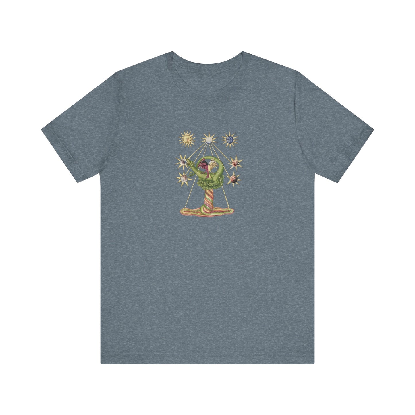 Alchemical Dragon and Two-Headed Bird T-Shirt