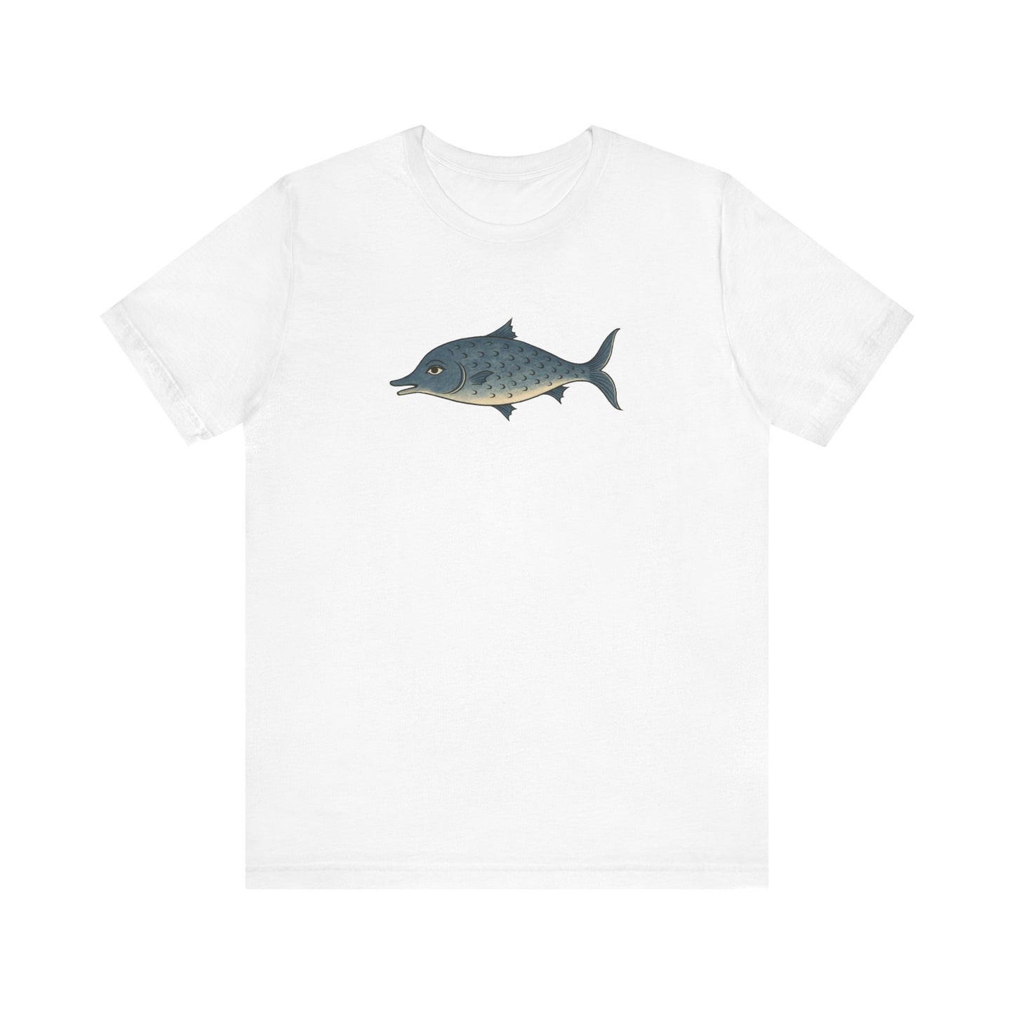 The Smiling Medieval Fish Art T-shirt