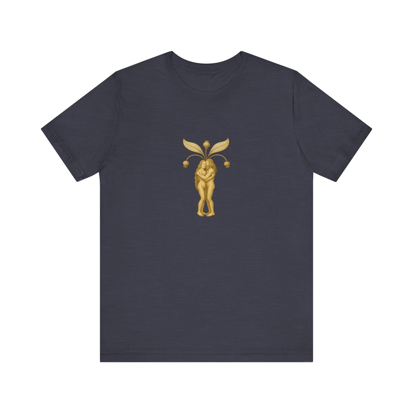 Big Mandrakes in Love, Mythical Root Romance Unisex Heavy Cotton Tee