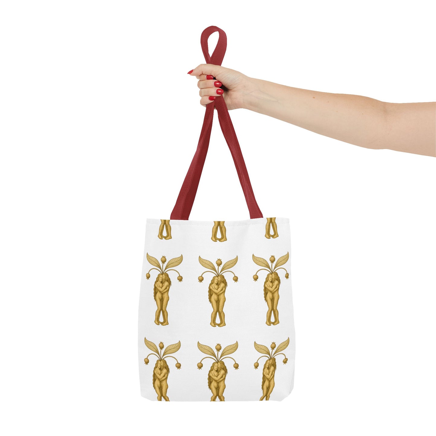 Mandrakes in Love, Mythical Root Romance Tote Bag