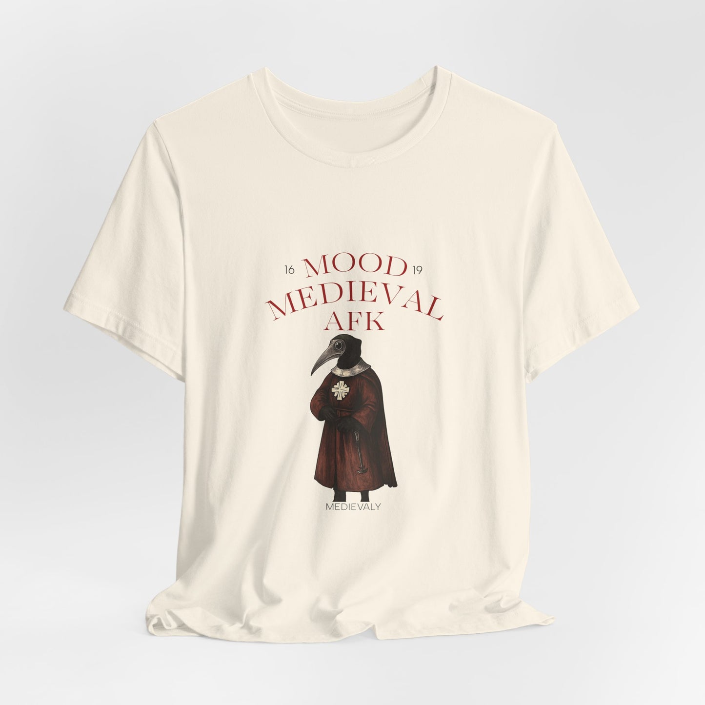 Hanseatic Art, Medieval Plague Doctor MOOD MEDIEVAL AFK Unisex Softstyle Tee