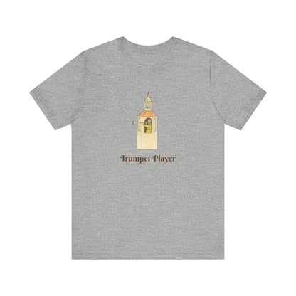The Trumpet Player, Medieval Career Series, Peter the Bell Tower Herald T-shirt