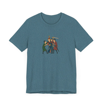 Reinmar von Brennenberg Tapestry, Codex Manesse, Medieval German Art Tee