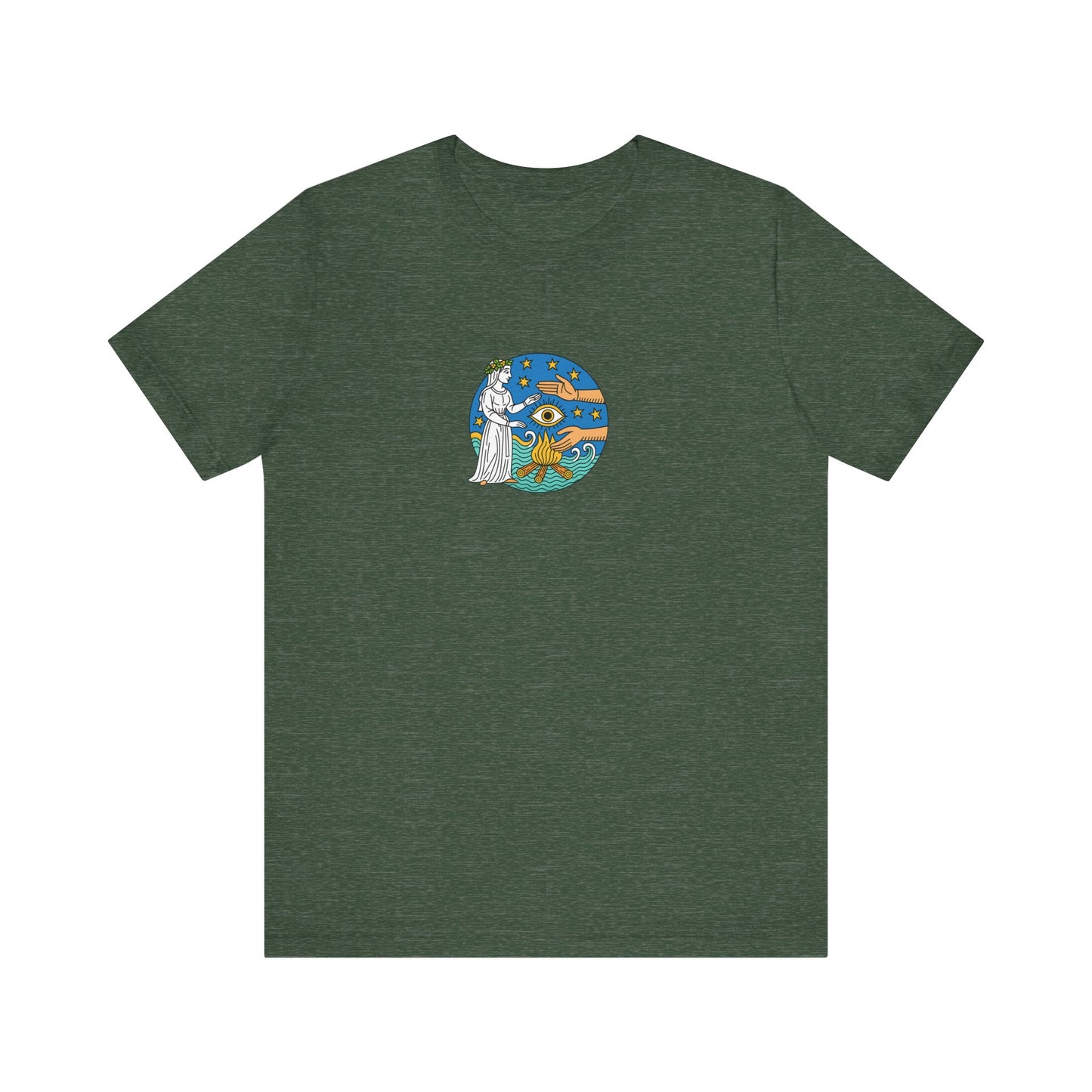 Medieval Mystic Rite of the Firewatcher LOGO T-shirt