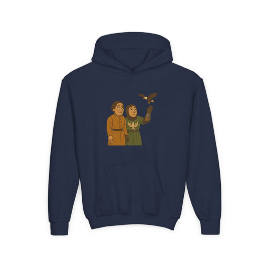 Knight & Falcon - Medieval Cool Sweatshirt for Kids