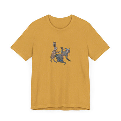 Killer Bunny, Remastered Marginalia Manuscript Art Tee