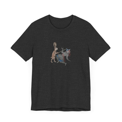 Killer Bunny, Remastered Marginalia Manuscript Art Tee