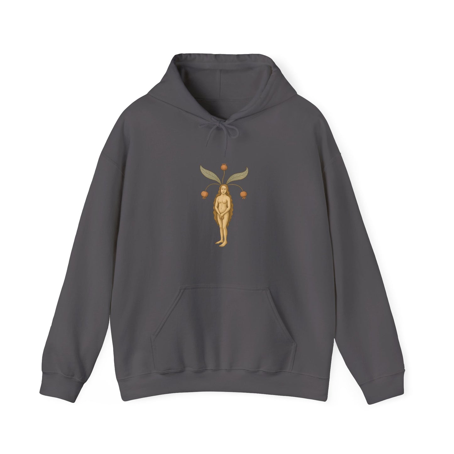 Mandragora Muse, Female Mandrake, Medieval Herb Lore Unisex Hoodie