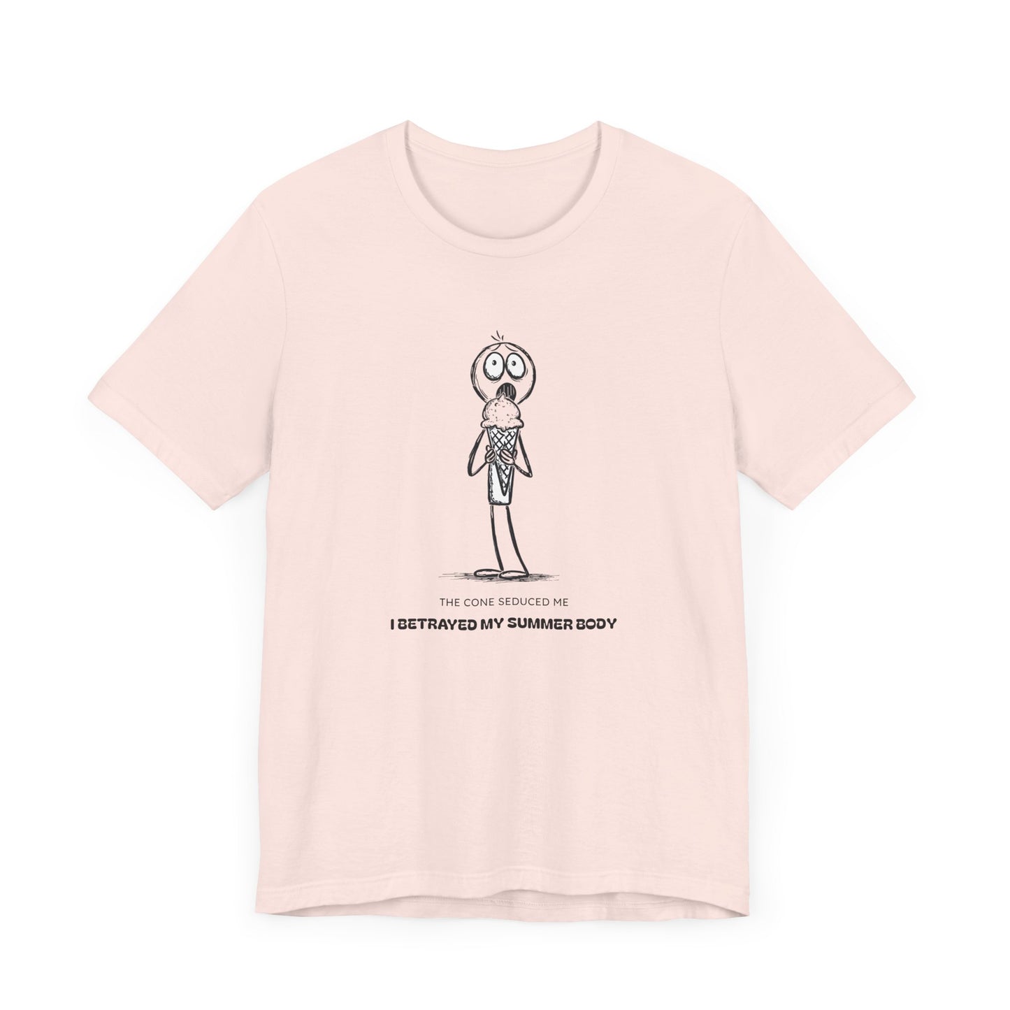 The Ice Cream Lover with Text T-shirt