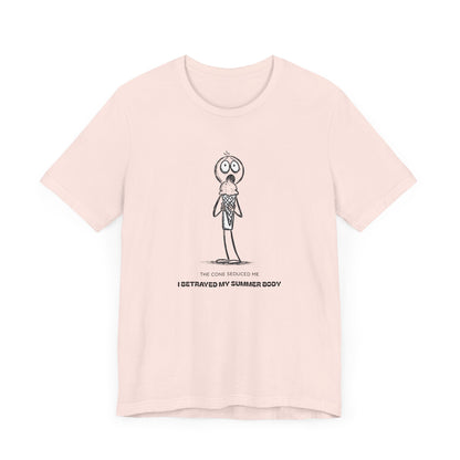 The Ice Cream Lover with Text T-shirt