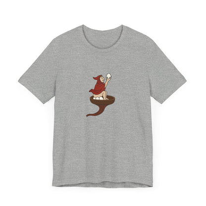 The Eggman Monk, 14th Century Medieval Manuscript T-shirt