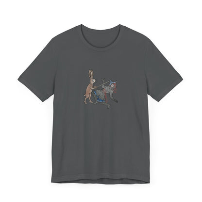 Killer Bunny, Remastered Marginalia Manuscript Art Tee