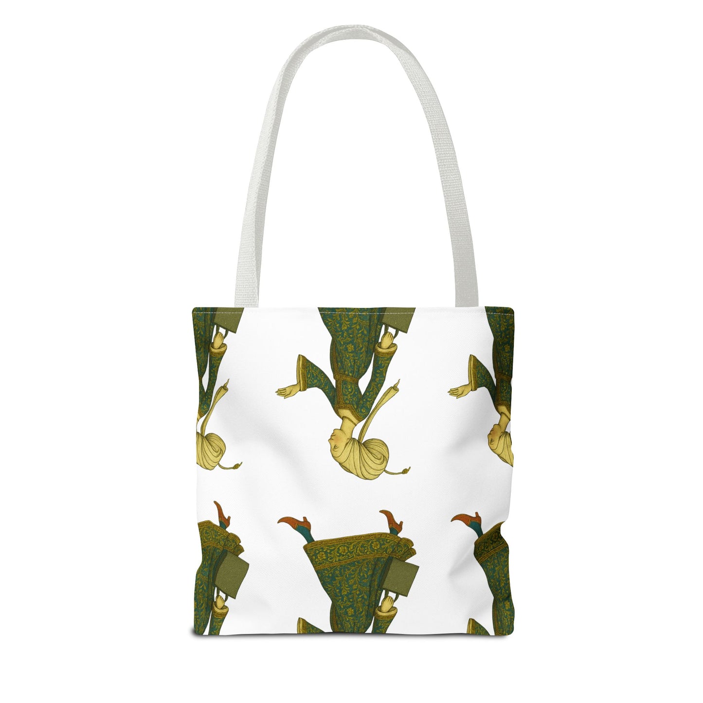 Lady of the Mall – Medieval Fashionista - Elegant Vintage Woman Tote Bag