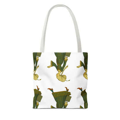 Lady of the Mall – Medieval Fashionista - Elegant Vintage Woman Tote Bag