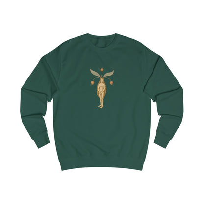 Big Mandragora Muse, Female Mandrake, Medieval Herb Lore Unisex Sweatshirt