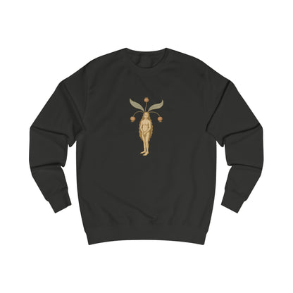 Big Mandragora Muse, Female Mandrake, Medieval Herb Lore Unisex Sweatshirt