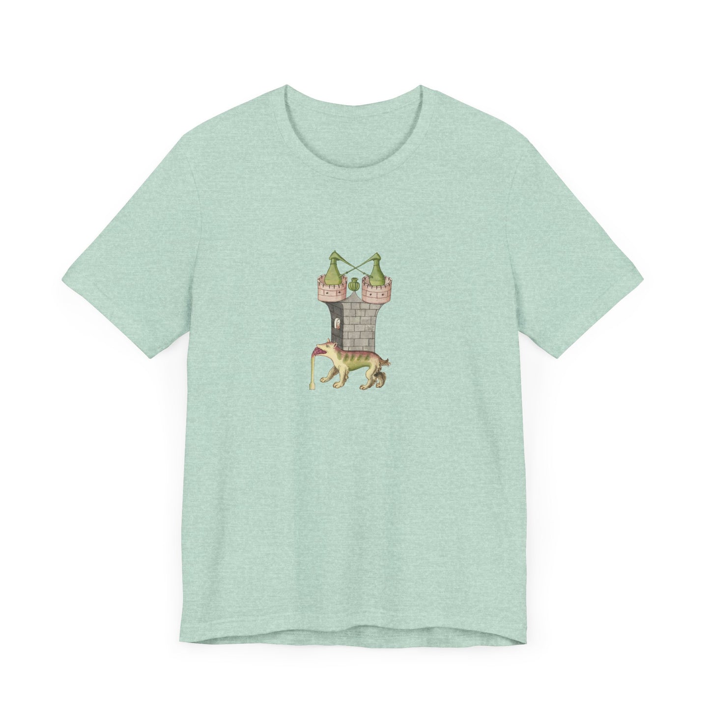 The Alchemical Tower & Vomiting Gold Dog Symbol Tee