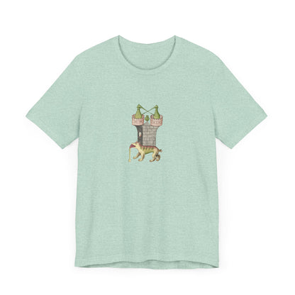 The Alchemical Tower & Vomiting Gold Dog Symbol Tee