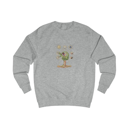 Alchemical Dragon and Two-Headed Bird, Holy Gold Alchemist Sweatshirt,