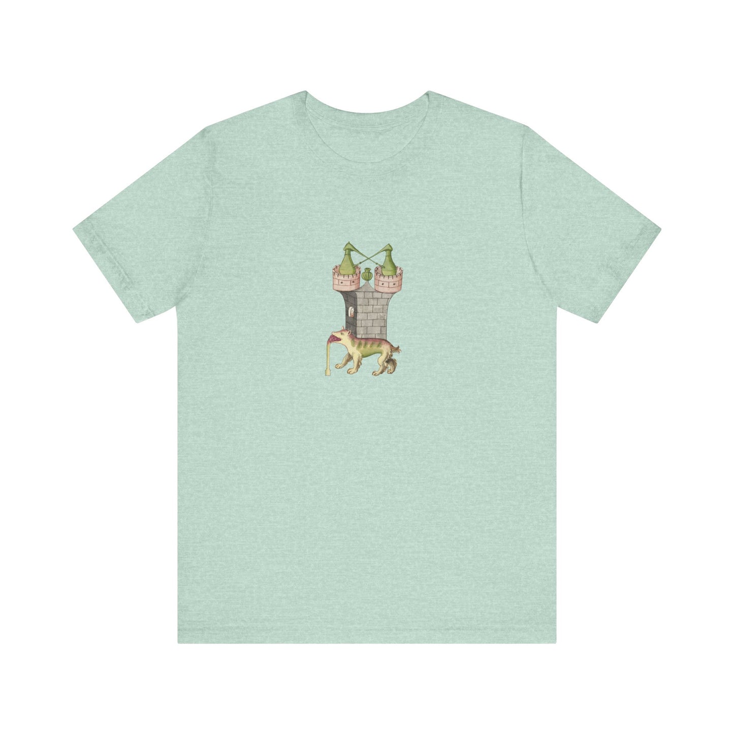 The Alchemical Tower & Vomiting Gold Dog Symbol Tee