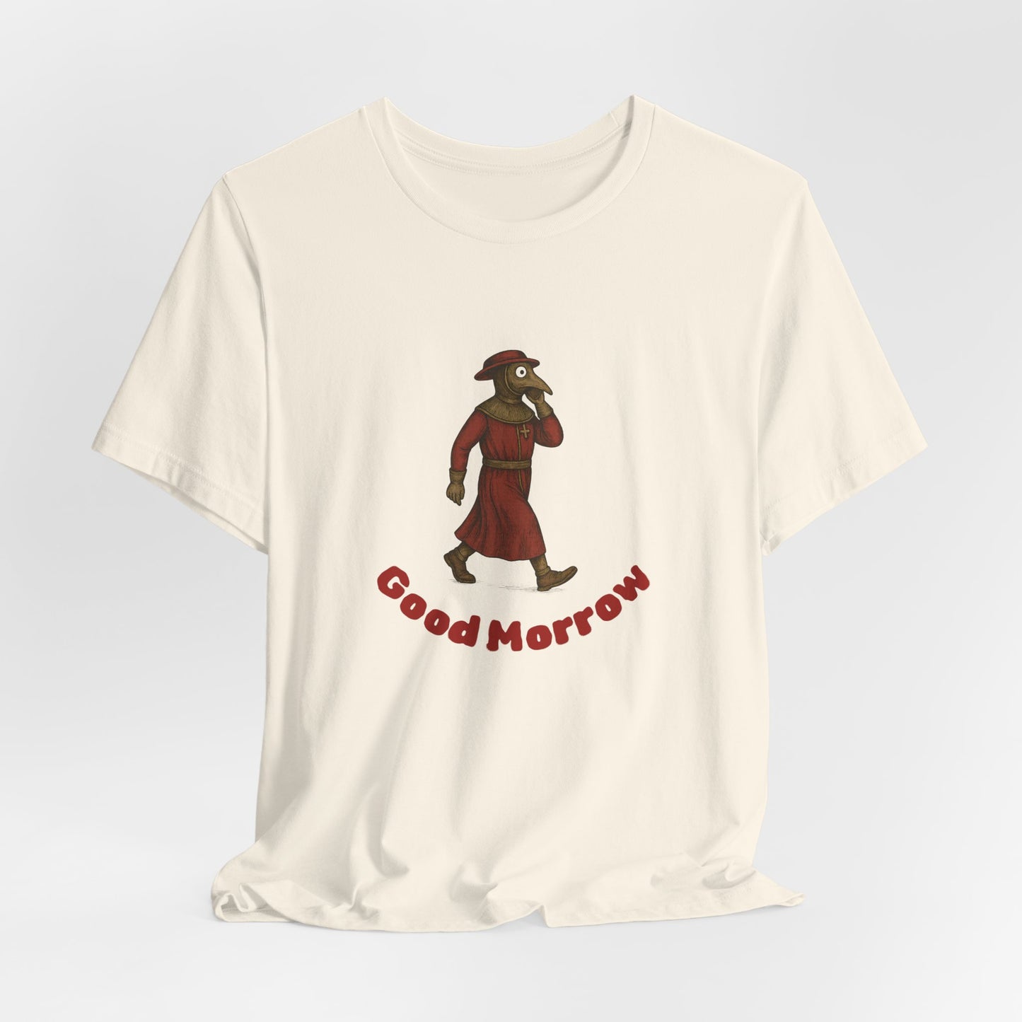 Hanseatic Art, Medieval Plague Doctor with Good Morrow Tee