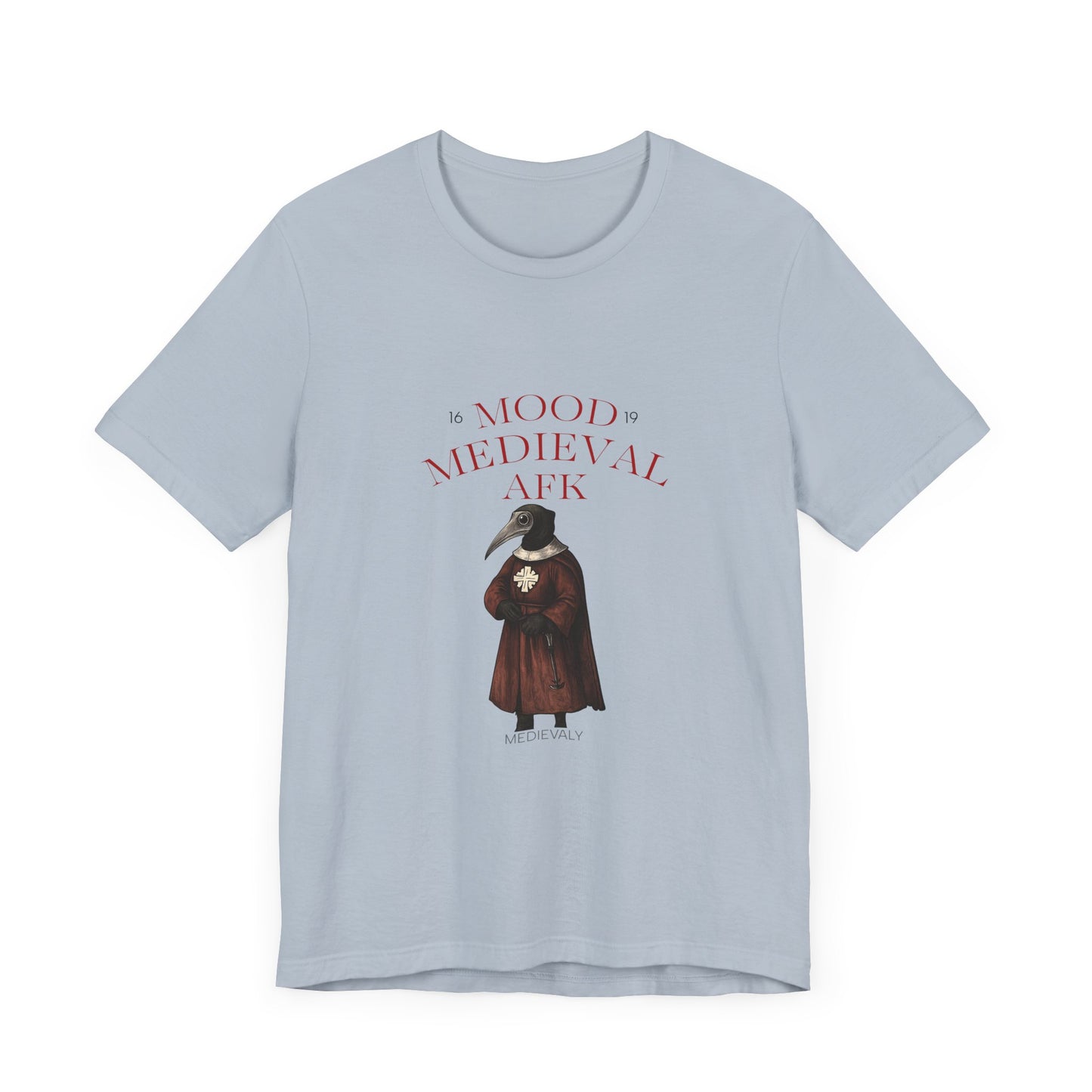 Hanseatic Art, Medieval Plague Doctor MOOD MEDIEVAL AFK Unisex Softstyle Tee