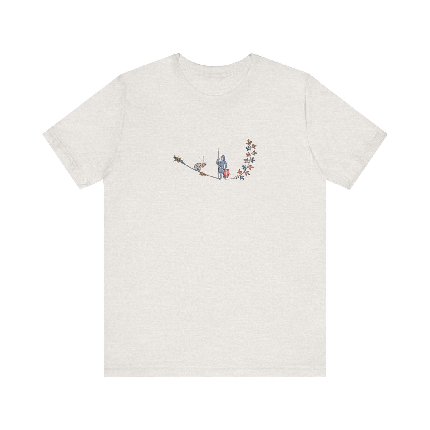 Medieval Snail vs Armed Knight, Marginal manuscript Tee