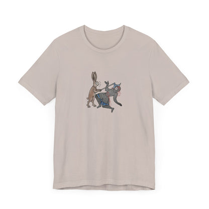 Killer Bunny, Remastered Marginalia Manuscript Art Tee