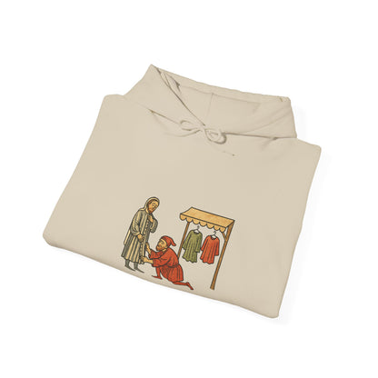 Tailor of Yore - Medieval Artistic Vintage Cartoon  Hoodie