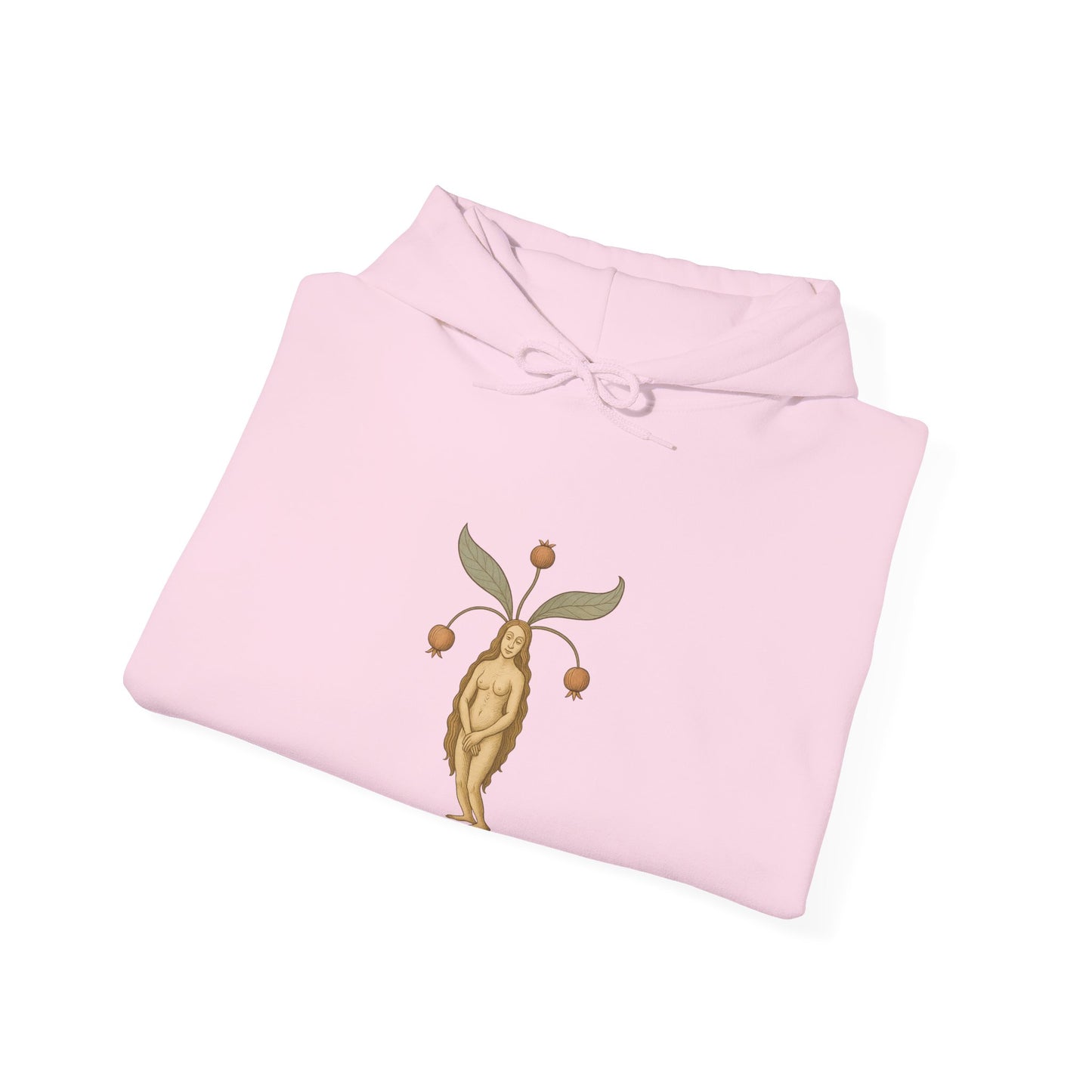Mandragora Muse, Female Mandrake, Medieval Herb Lore Unisex Hoodie