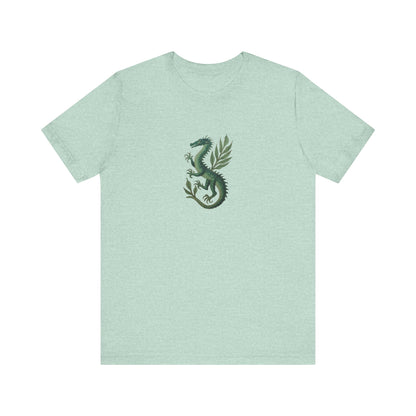 Green Basilisk Art T-shirt