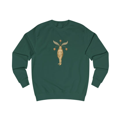 Mandragora Muse, Female Mandrake, Medieval Herb Lore Unisex Sweatshirt