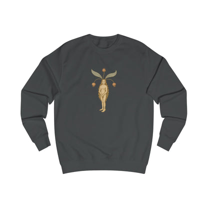 Mandragora Muse, Female Mandrake, Medieval Herb Lore Unisex Sweatshirt