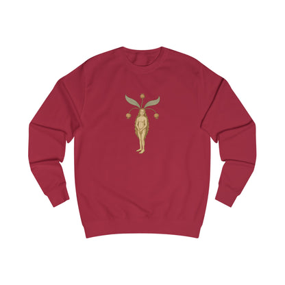 Mandragora Muse, Female Mandrake, Medieval Herb Lore Unisex Sweatshirt
