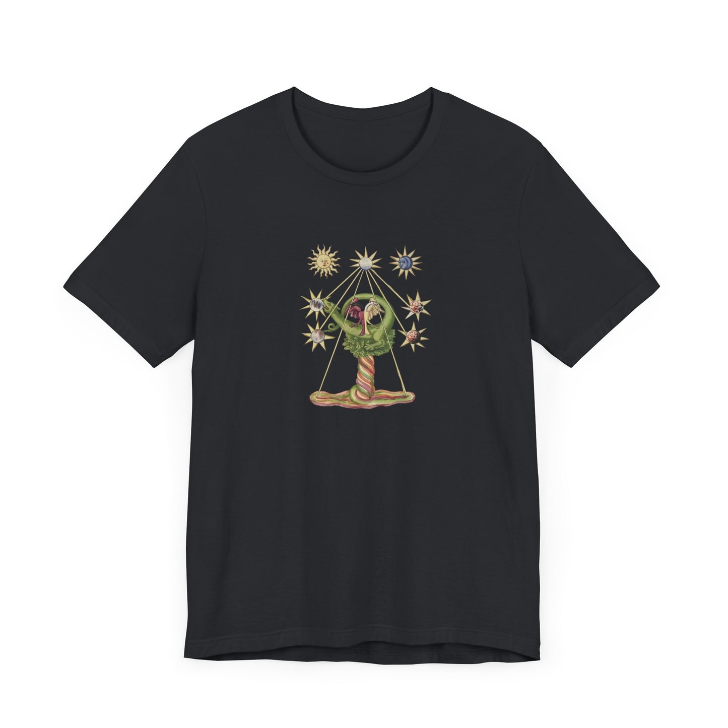 Alchemical Dragon and Two-Headed Bird T-Shirt