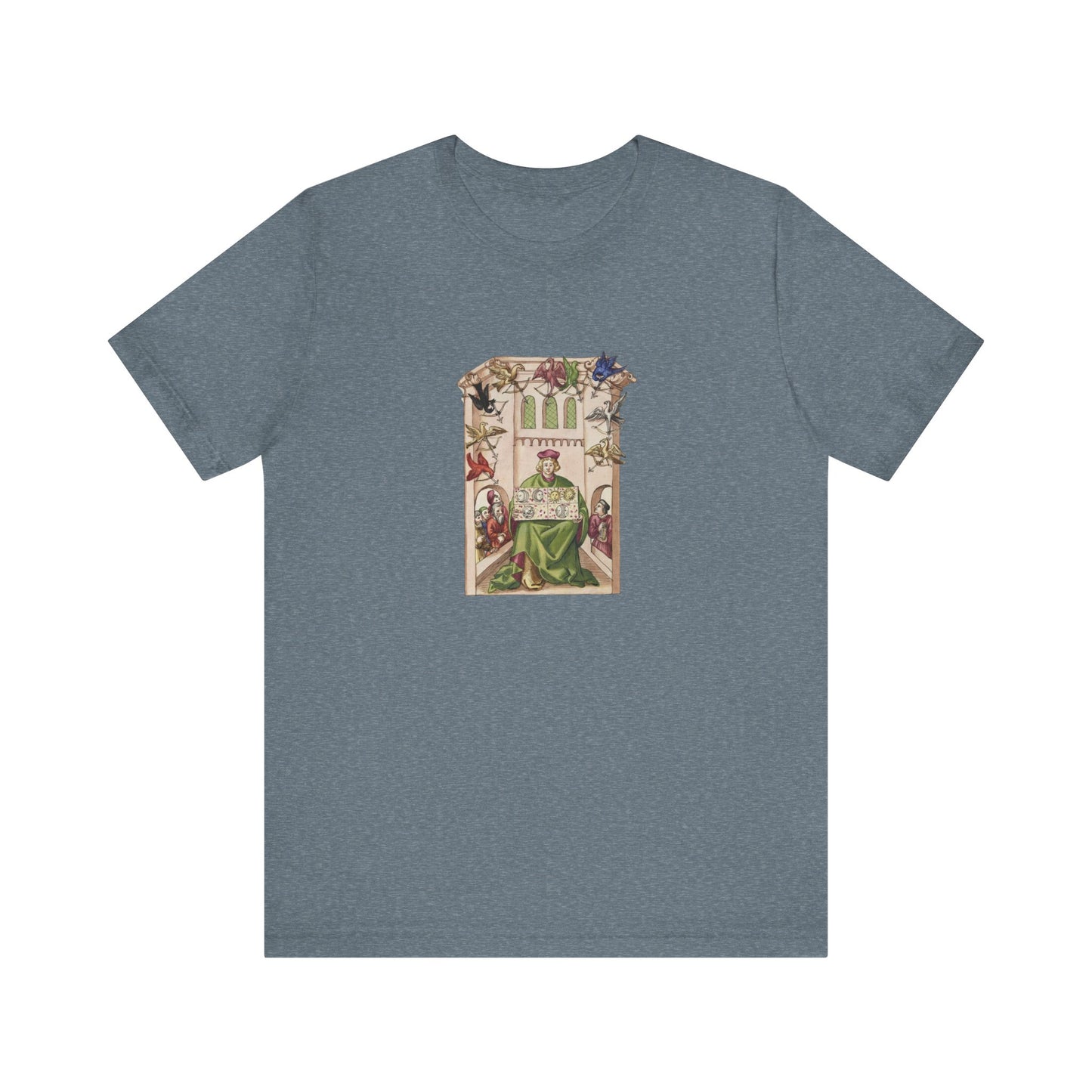 The Master of the Birds, Alchemical Cosmology from Cod. Pal. Lat. 1885 Tee